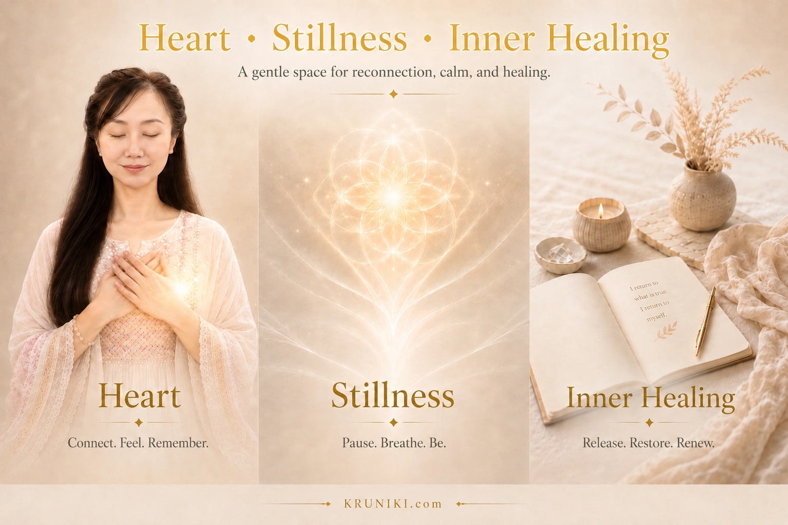 KRUNIKI — Heart • Stillness • Inner Healing